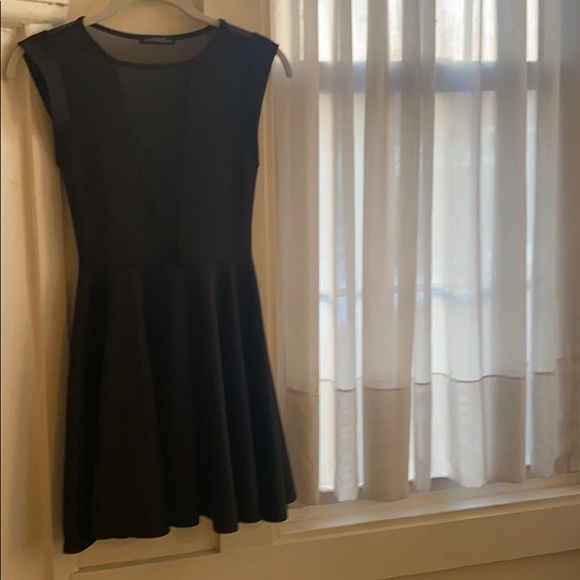 TheVintageShop Deep V Little Black Dress Size S - Picture 5 of 9